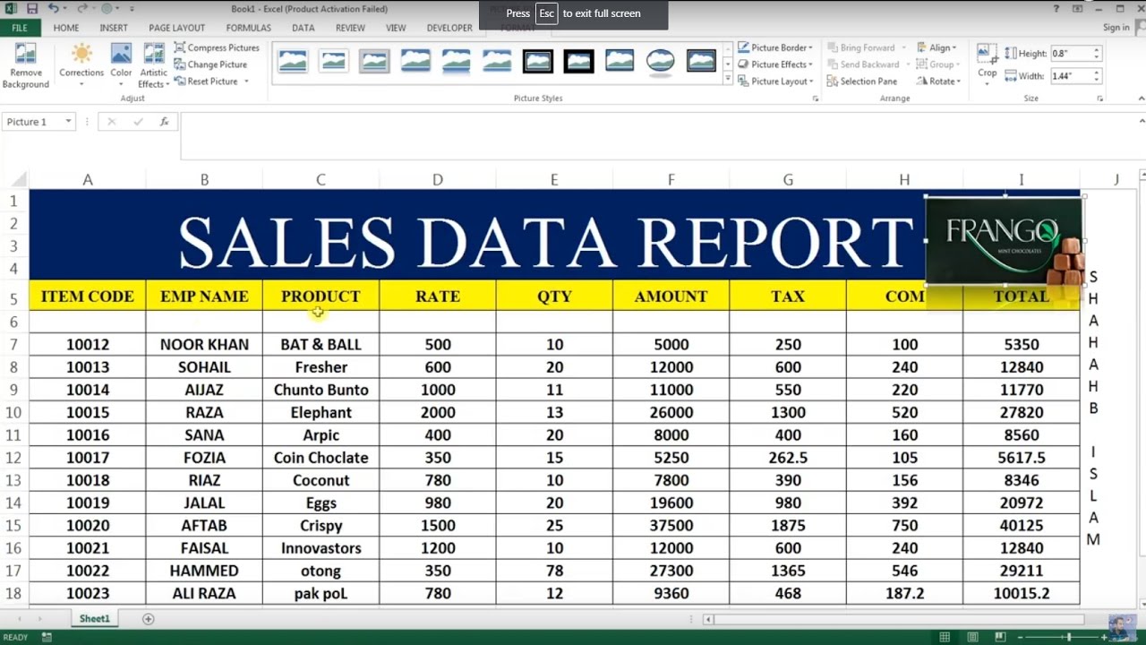 how to create a forecast sheet excel